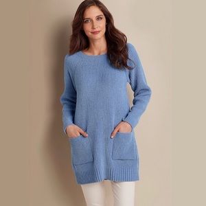 Soft Surroundings Cozy Chenille Pullover Sweater